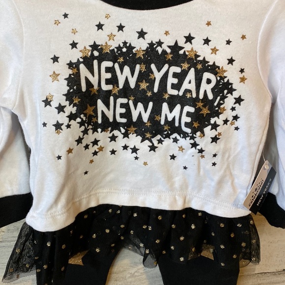 Baby Girl New Years Outfit Size 12 Months NEW - Picture 2 of 5